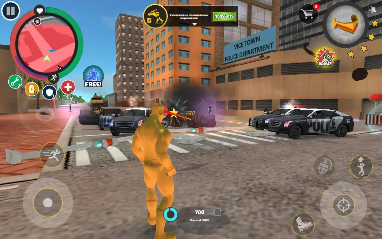 Rope Hero Vice Town Mod APK 2021 [Free Unlimited Shopping] 4