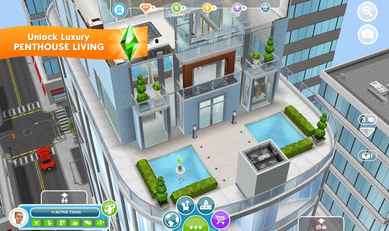 The Sims Freeplay Mod APK [Unlimited Points] 4