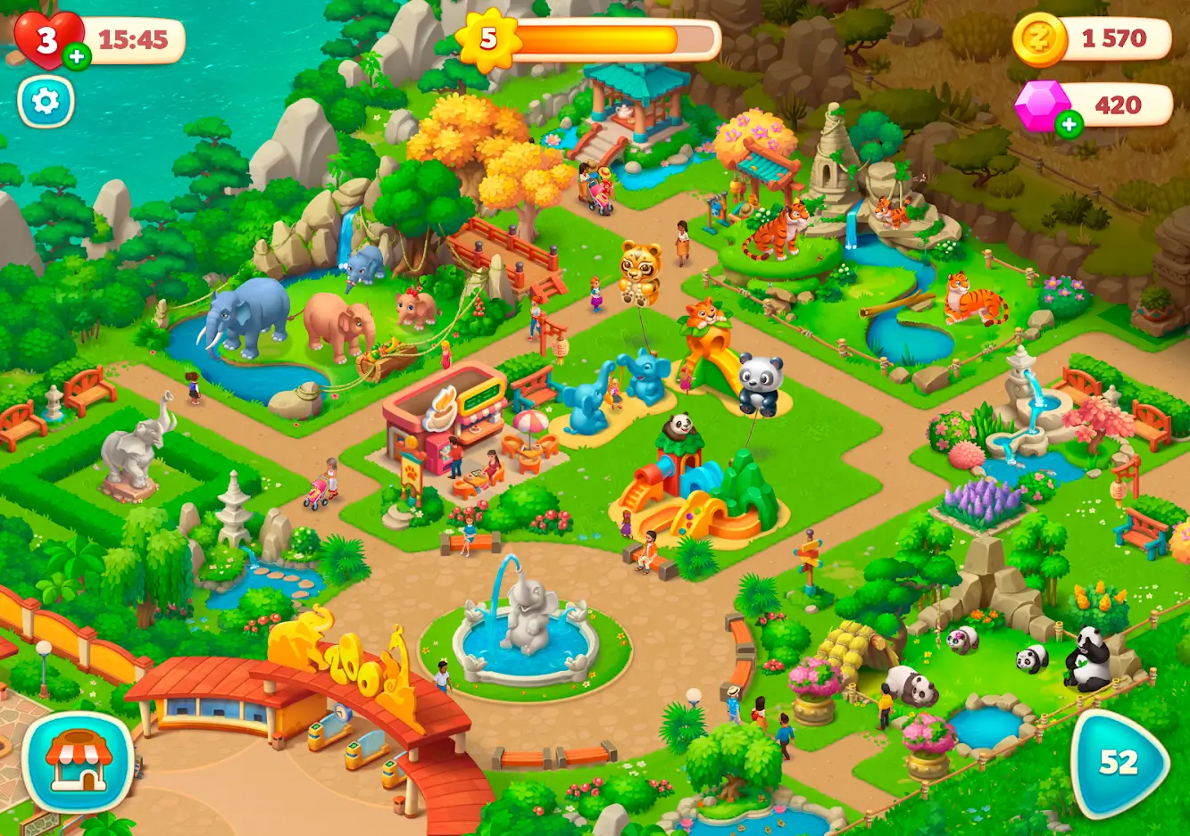 Download Wildscapes Mod APK 2021 [Unlimited Moves, Money&Gems] 6